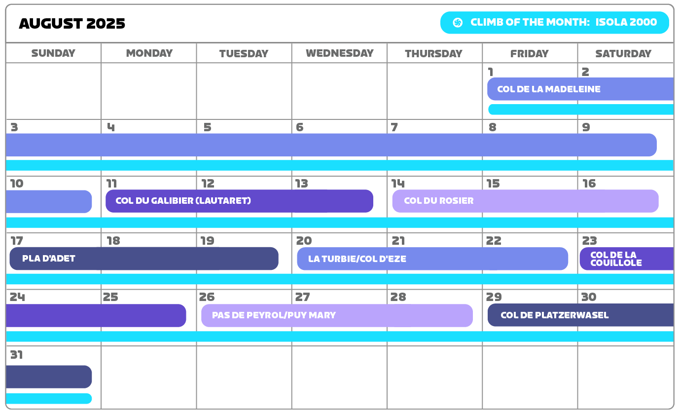 August Schedule August Schedule