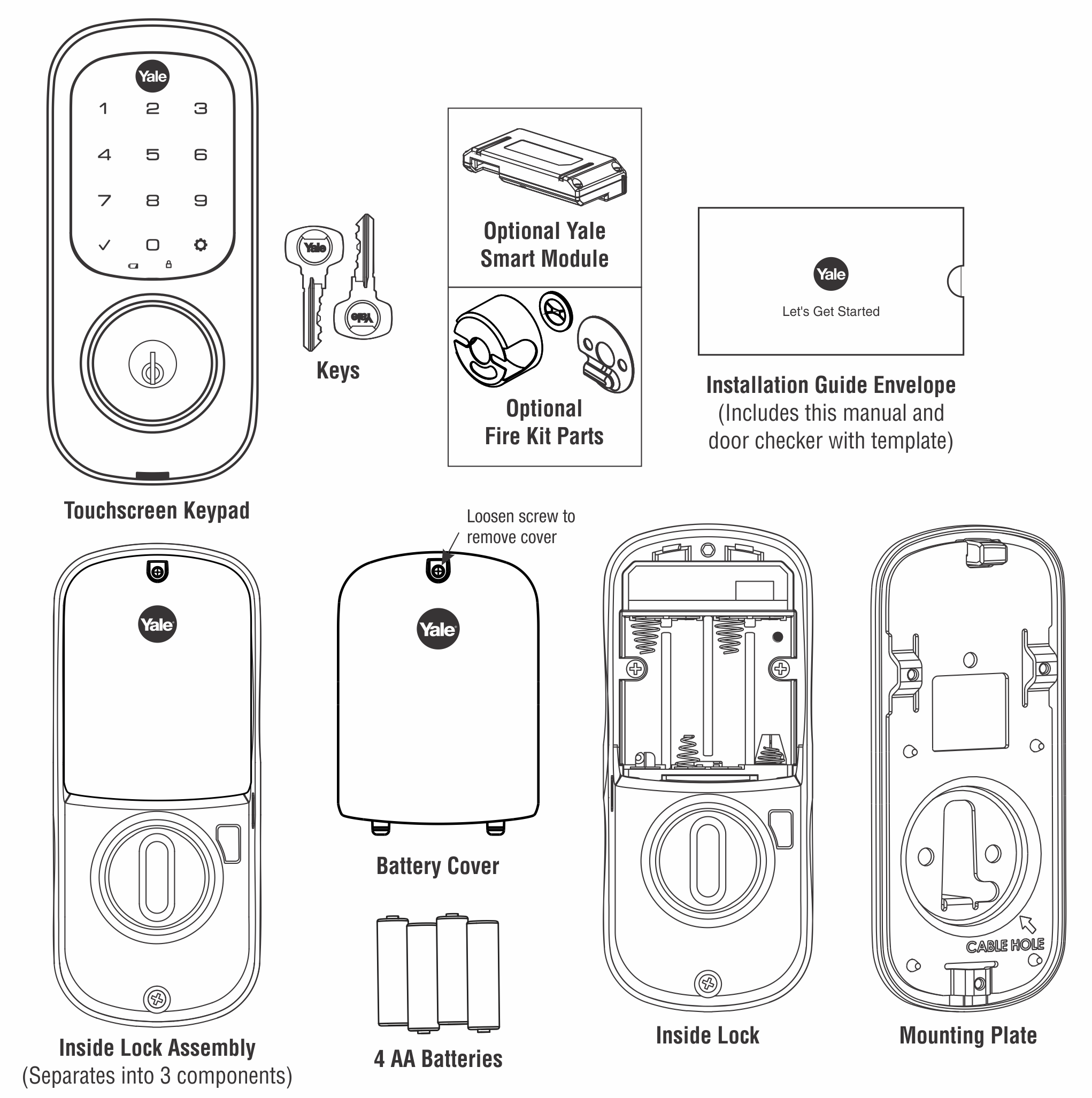 How to Install: Assure Lock Touchscreen Deadbolt, YRD226/YRD620