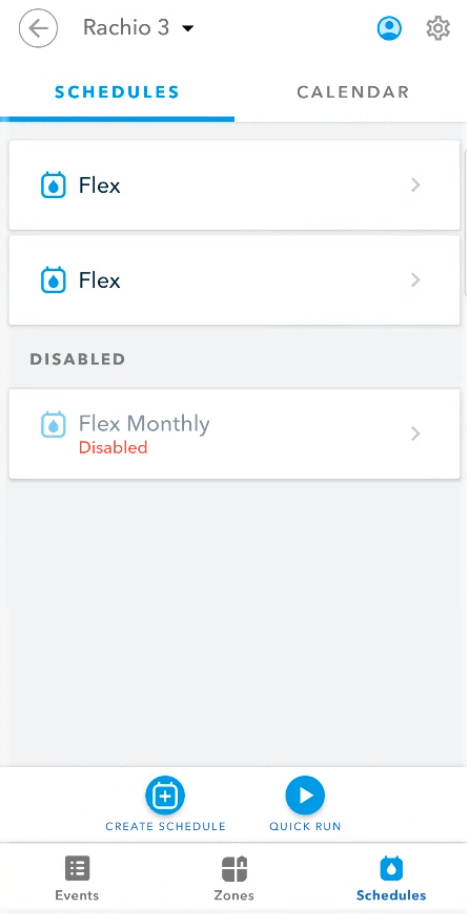 Create a Fixed Schedule