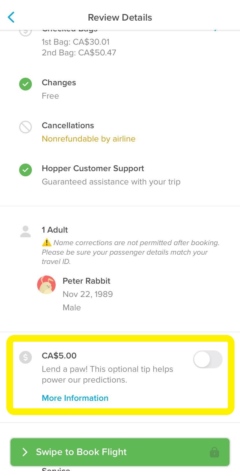What is the Hopper Tip?
