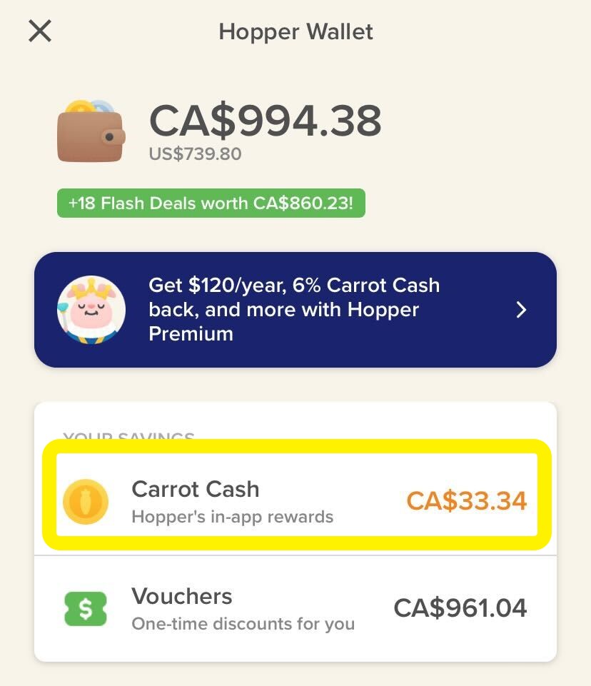 How do I check how much Carrot Cash I have?