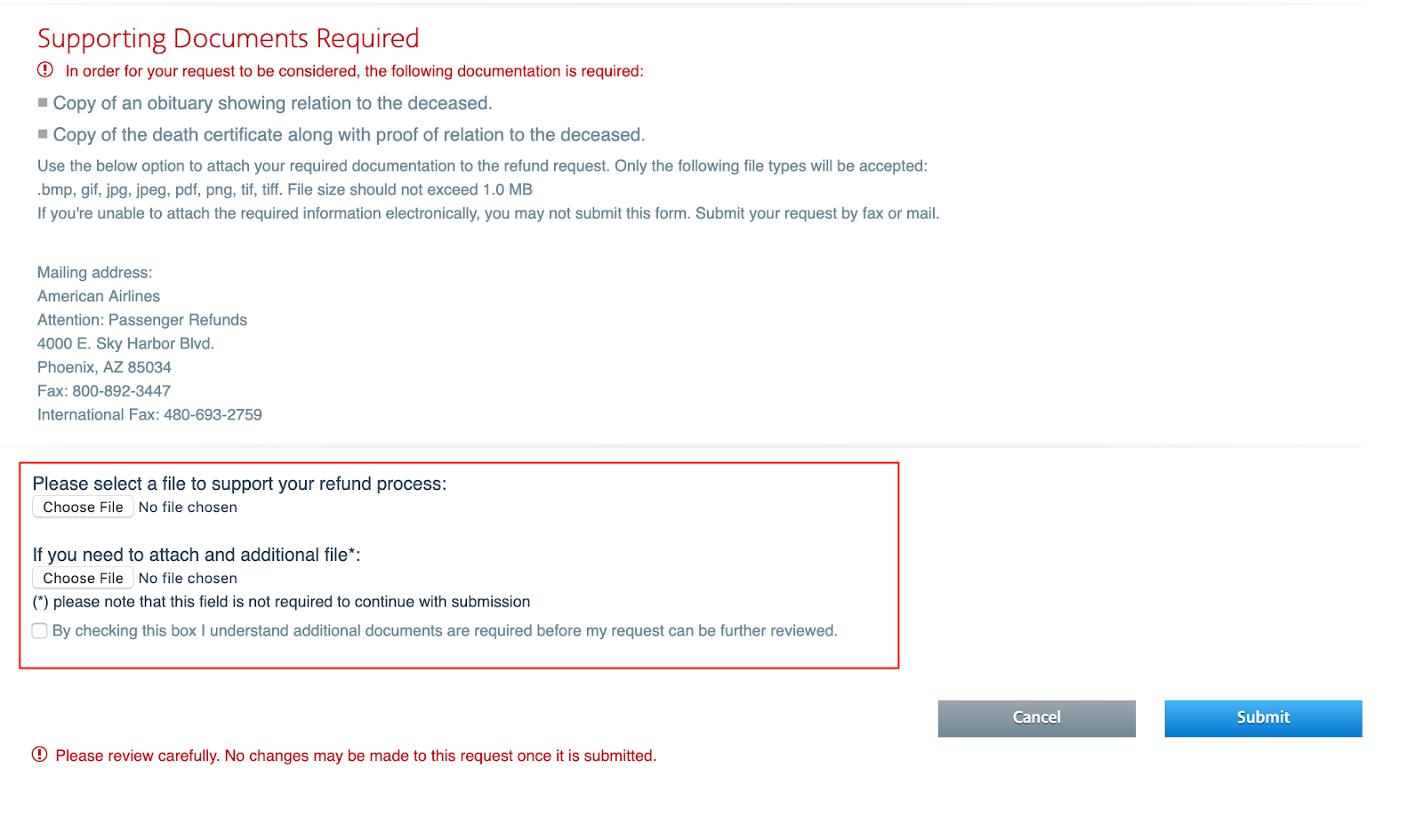 American Airline Delay Refund Policy